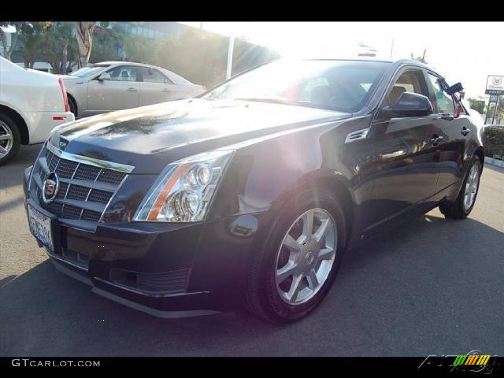 2009 CTS Sedan - Black Cherry / Cashmere/Cocoa photo #80