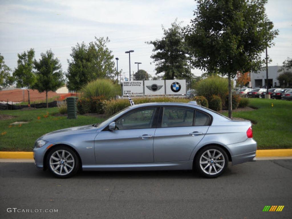 2009 3 Series 328i Sedan - Blue Water Metallic / Grey Dakota Leather photo #2