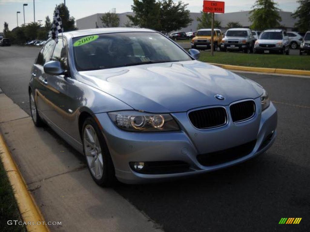 2009 3 Series 328i Sedan - Blue Water Metallic / Grey Dakota Leather photo #7
