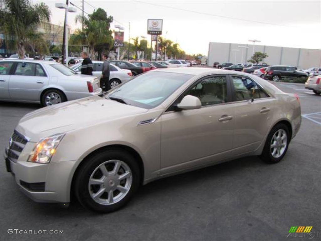 2009 CTS Sedan - Gold Mist / Cashmere/Cocoa photo #33
