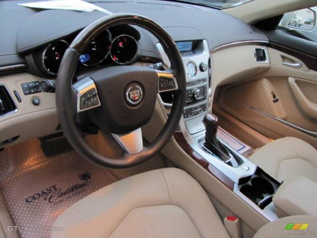 2009 CTS Sedan - Gold Mist / Cashmere/Cocoa photo #41