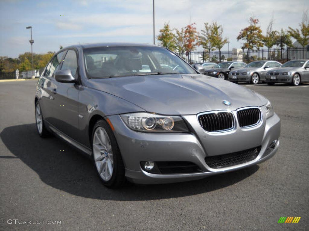 2009 3 Series 328i Sedan - Space Grey Metallic / Black photo #7