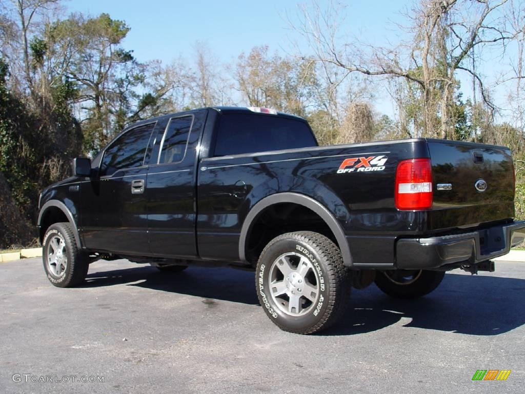 2004 F150 FX4 SuperCab 4x4 - Black / Dark Flint photo #5