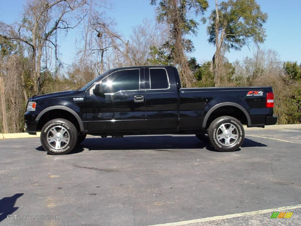 2004 F150 FX4 SuperCab 4x4 - Black / Dark Flint photo #6