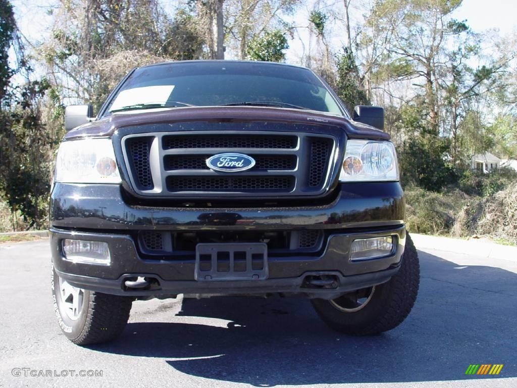 2004 F150 FX4 SuperCab 4x4 - Black / Dark Flint photo #8