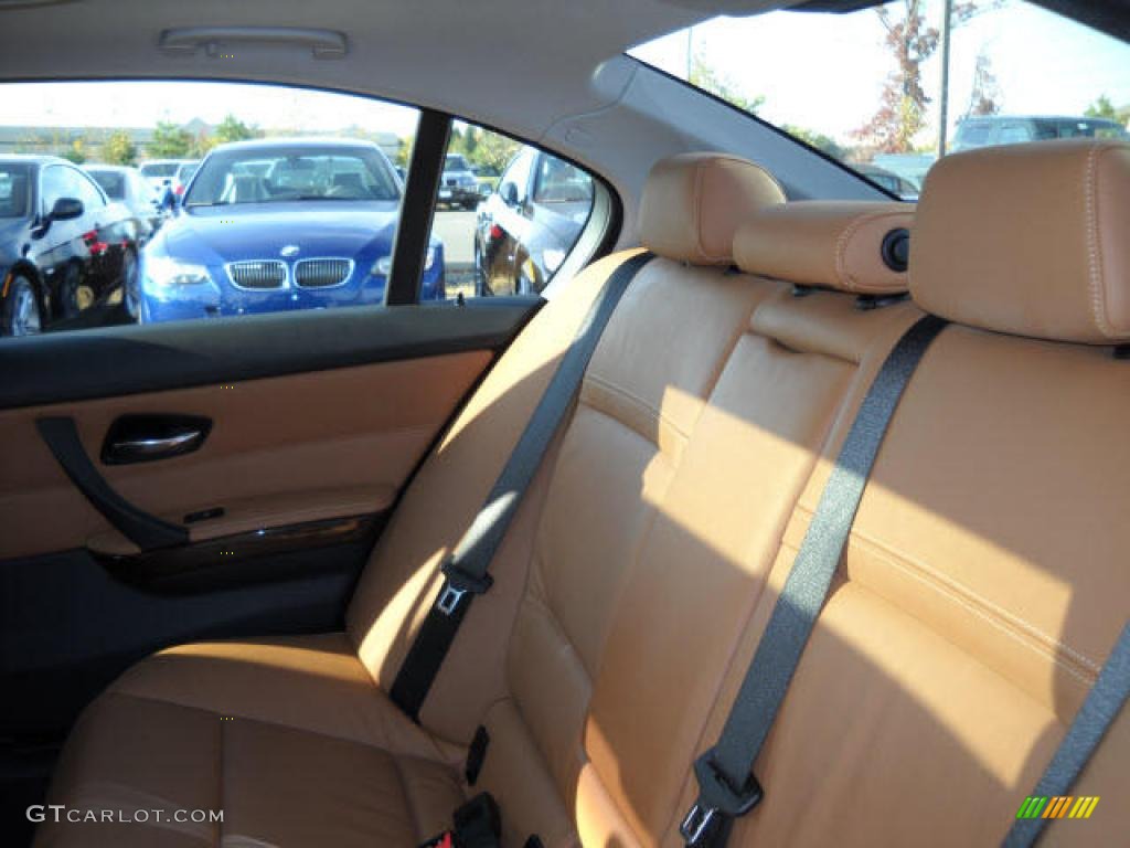2009 3 Series 328i Sedan - Jet Black / Saddle Brown Dakota Leather photo #12