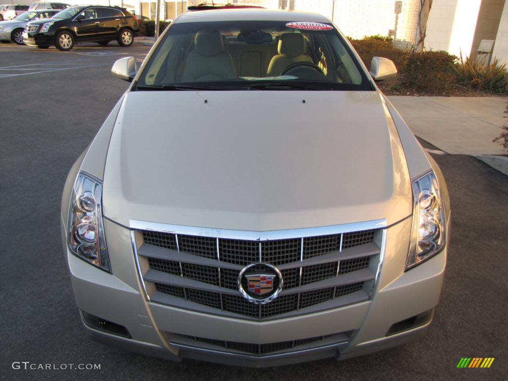 2009 CTS Sedan - Gold Mist / Cashmere/Cocoa photo #2