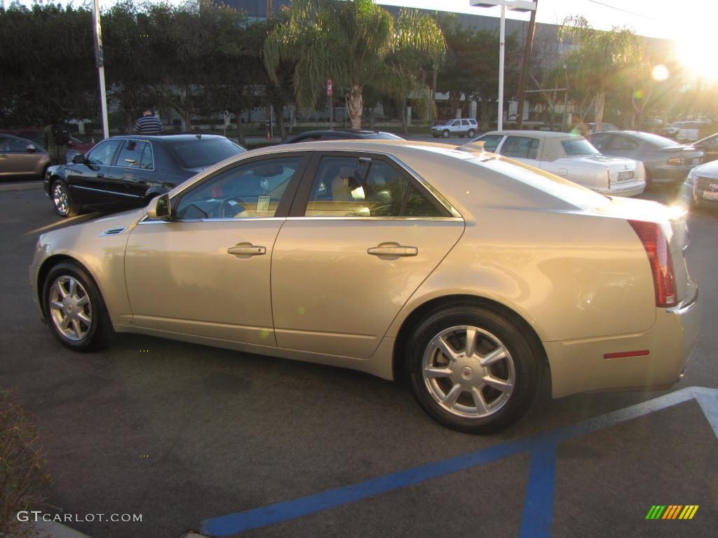 2009 CTS Sedan - Gold Mist / Cashmere/Cocoa photo #5