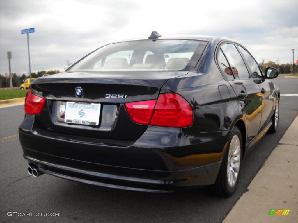 2009 3 Series 328i Sedan - Monaco Blue Metallic / Beige photo #5