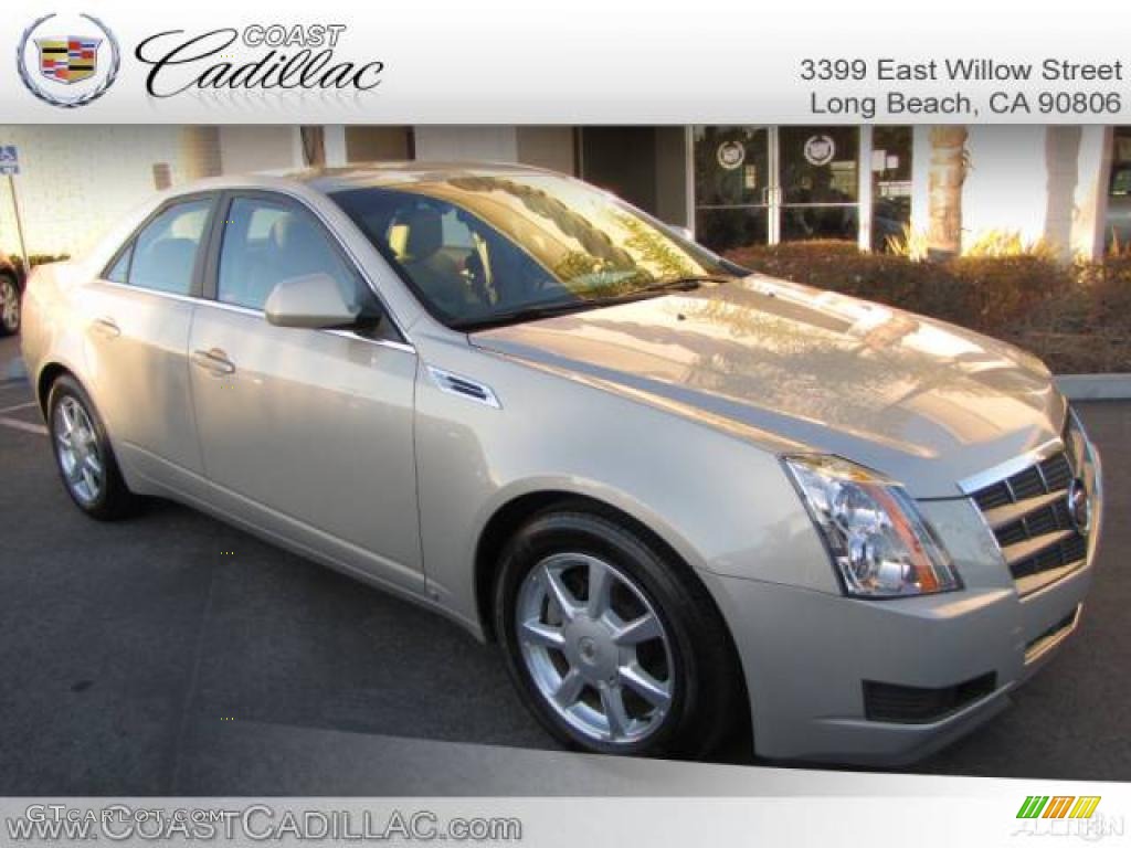 2009 CTS Sedan - Gold Mist / Cashmere/Cocoa photo #31