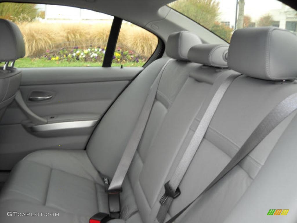 2009 3 Series 335i Sedan - Jet Black / Grey Dakota Leather photo #12