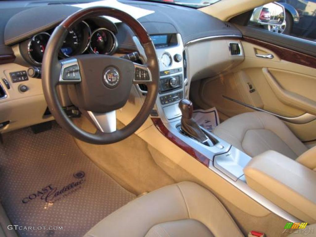 2009 CTS Sedan - Gold Mist / Cashmere/Cocoa photo #48