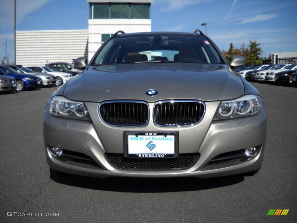 2009 3 Series 328xi Sport Wagon - Platinum Bronze Metallic / Chestnut Brown Dakota Leather photo #8