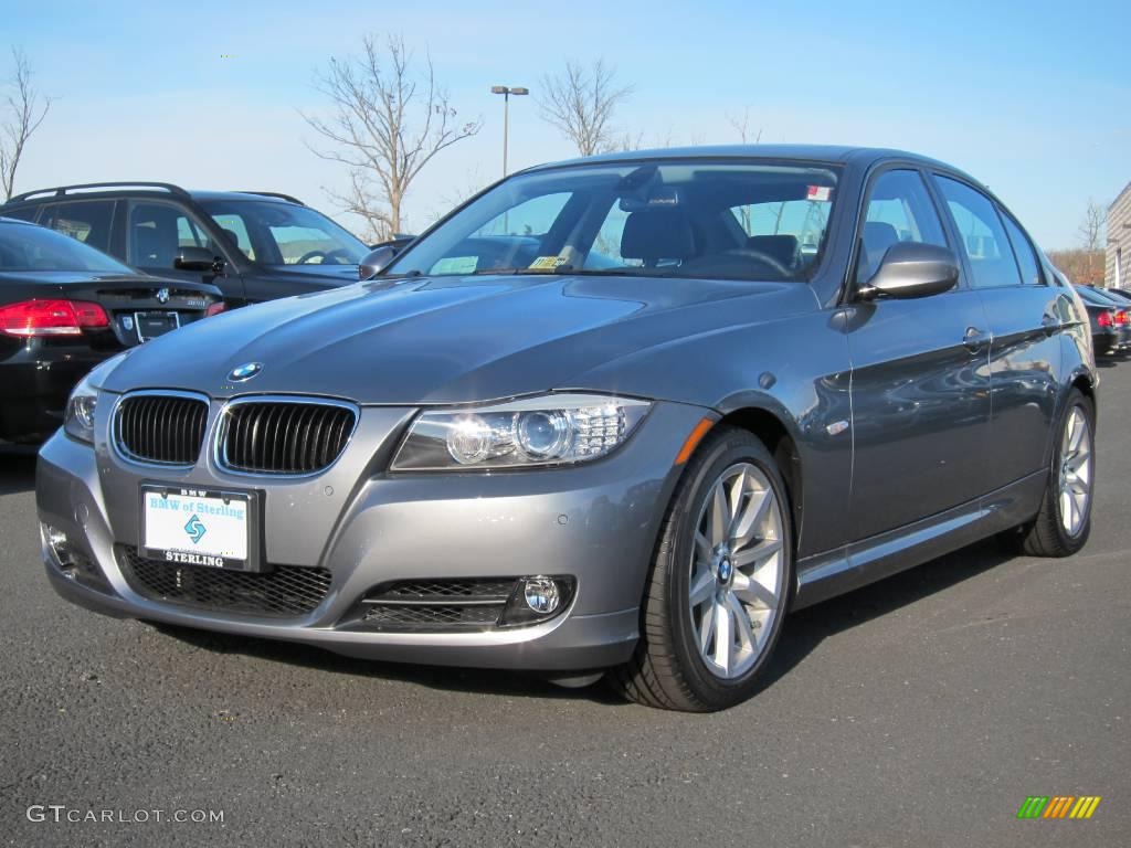 2009 3 Series 328i Sedan - Space Grey Metallic / Black photo #1