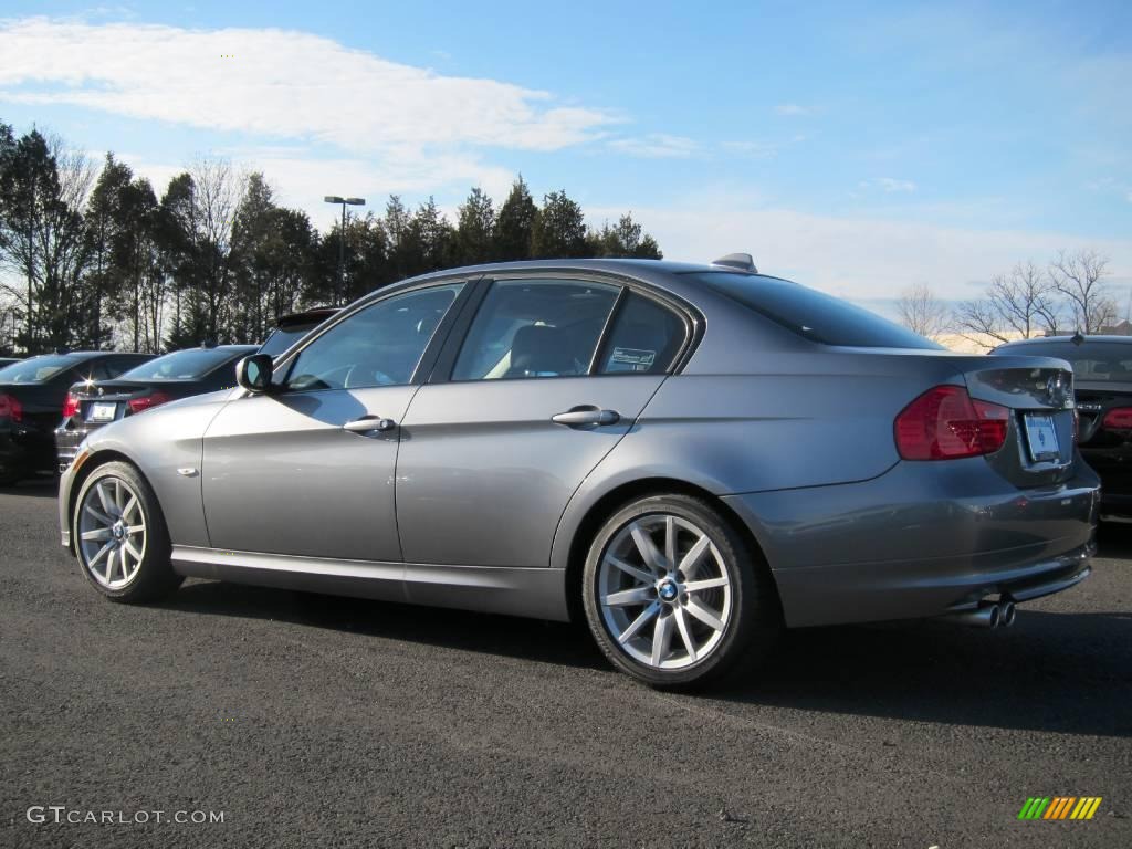 2009 3 Series 328i Sedan - Space Grey Metallic / Black photo #3