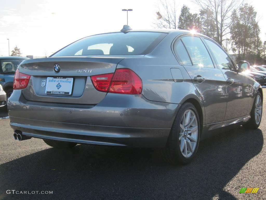 2009 3 Series 328i Sedan - Space Grey Metallic / Black photo #7
