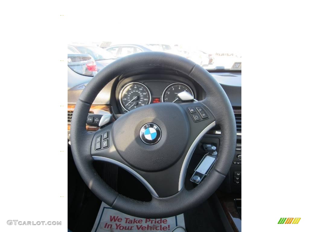 2009 3 Series 328i Sedan - Space Grey Metallic / Black photo #11