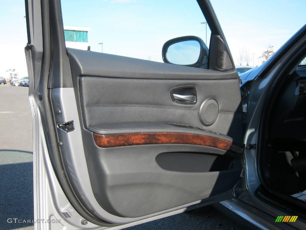 2009 3 Series 328i Sedan - Space Grey Metallic / Black photo #28