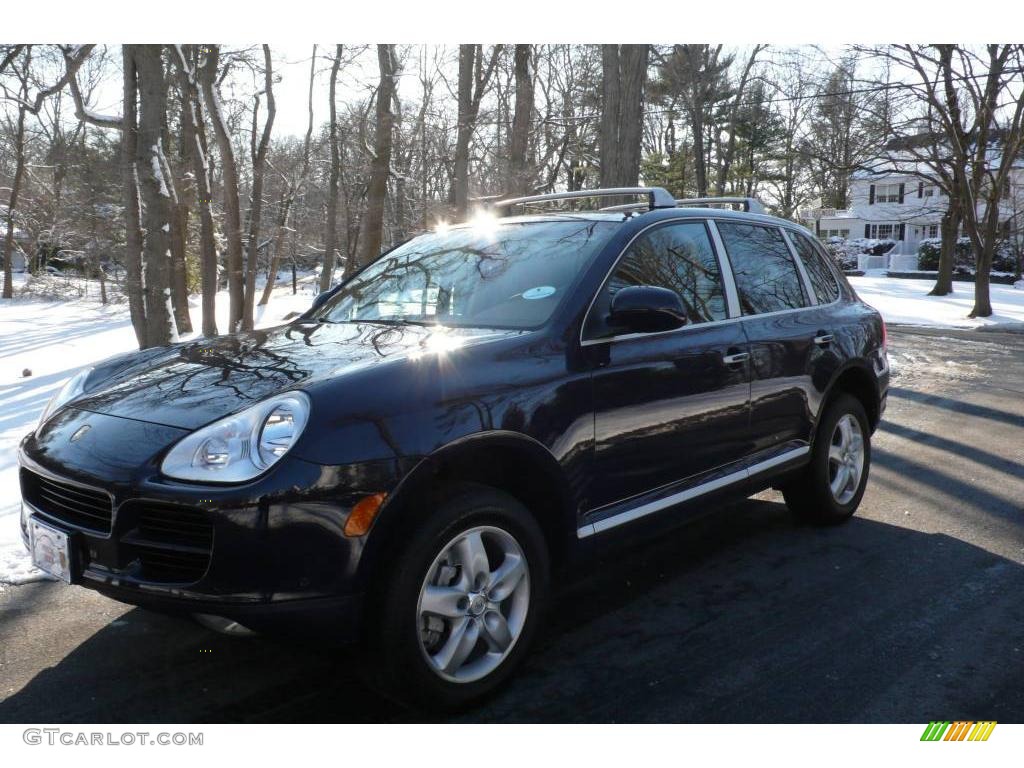 2006 Cayenne S - Dark Sea Blue / Havanna/Sand Beige photo #2