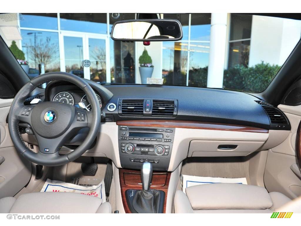 2009 1 Series 135i Convertible - Alpine White / Taupe Boston Leather photo #12