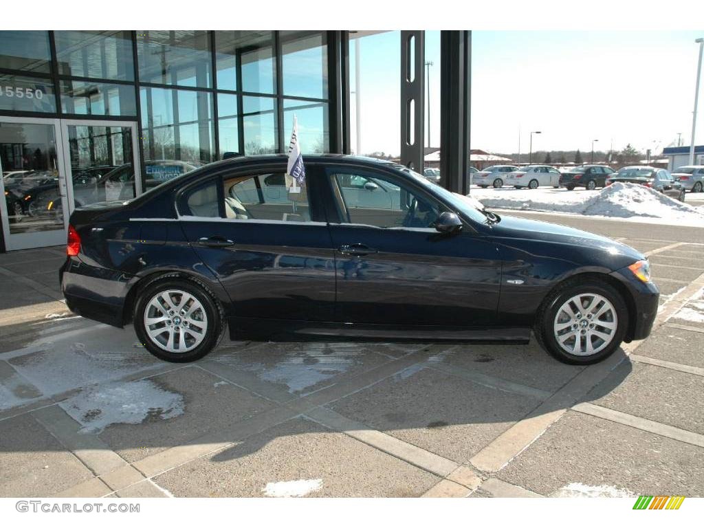 2007 3 Series 328i Sedan - Monaco Blue Metallic / Beige photo #9