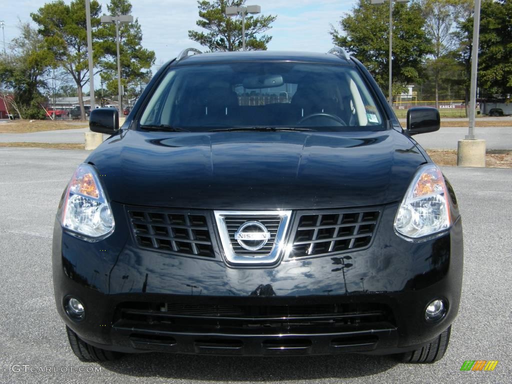 2008 Rogue SL AWD - Wicked Black / Black photo #8