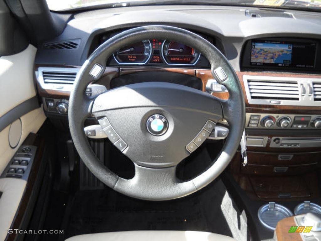 2006 7 Series 750Li Sedan - Monaco Blue Metallic / Dark Beige/Beige III photo #10