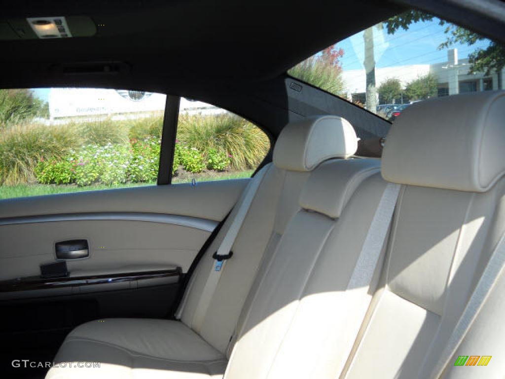 2006 7 Series 750Li Sedan - Monaco Blue Metallic / Dark Beige/Beige III photo #12