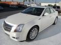 2010 White Diamond Tricoat Cadillac CTS 3.6 Premium Sedan  photo #34