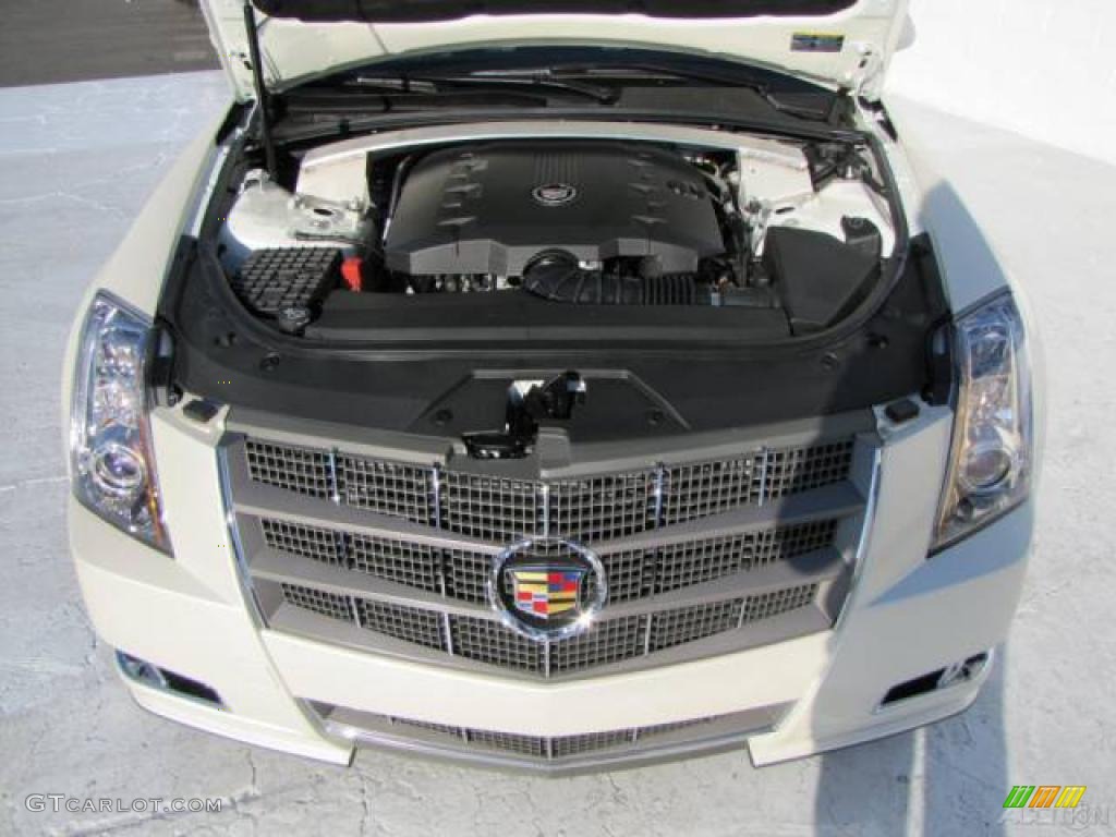 2010 CTS 3.6 Premium Sedan - White Diamond Tricoat / Ebony photo #44