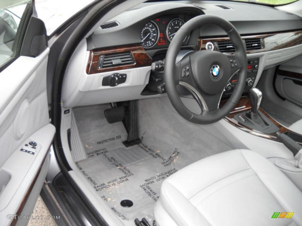 2007 3 Series 328xi Coupe - Space Gray Metallic / Grey photo #9