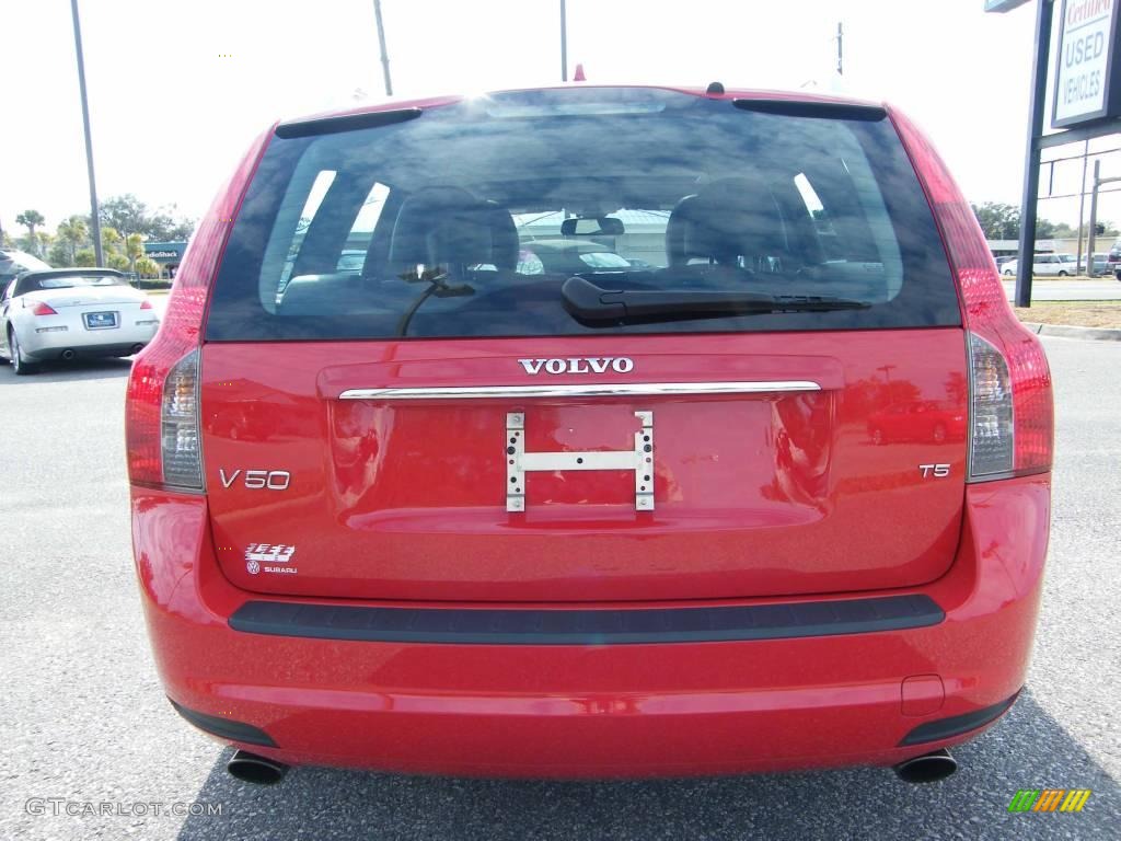 2008 V50 T5 - Passion Red / Off Black photo #4
