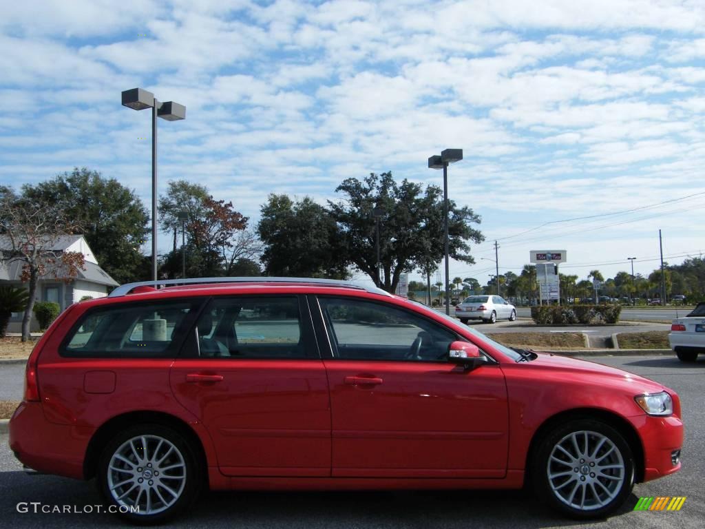 2008 V50 T5 - Passion Red / Off Black photo #6