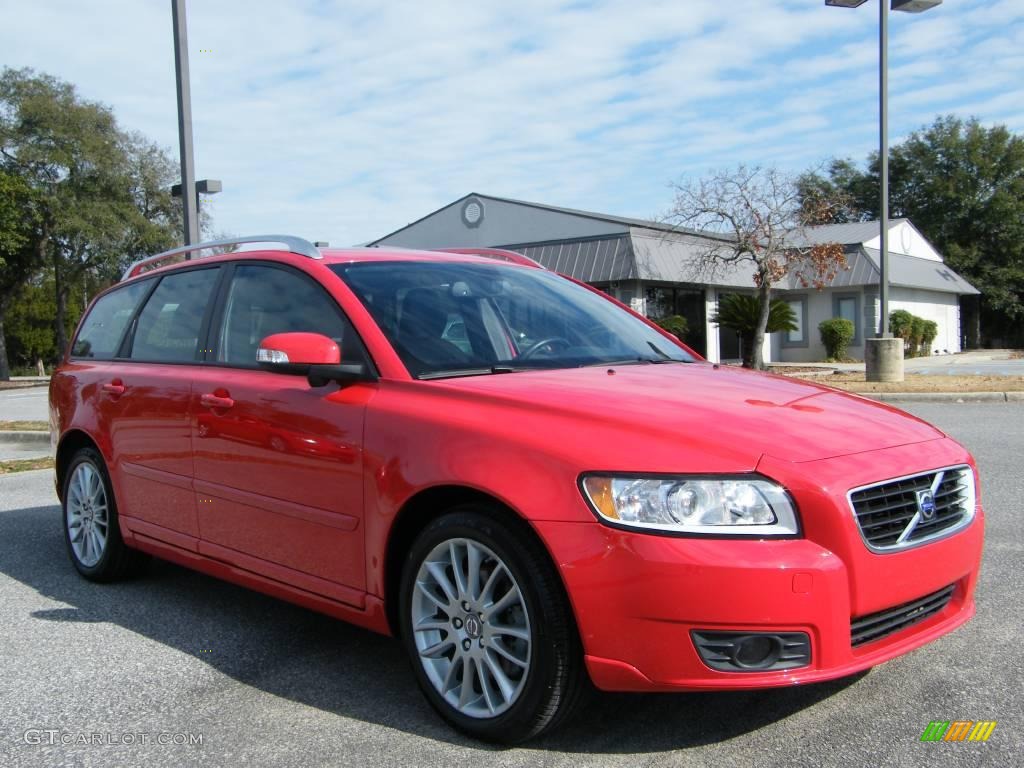 2008 V50 T5 - Passion Red / Off Black photo #7
