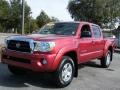 2008 Impulse Red Pearl Toyota Tacoma V6 SR5 PreRunner Double Cab  photo #1