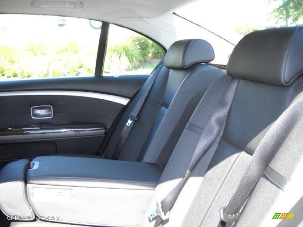 2006 7 Series 750Li Sedan - Titanium Silver Metallic / Black/Black photo #12