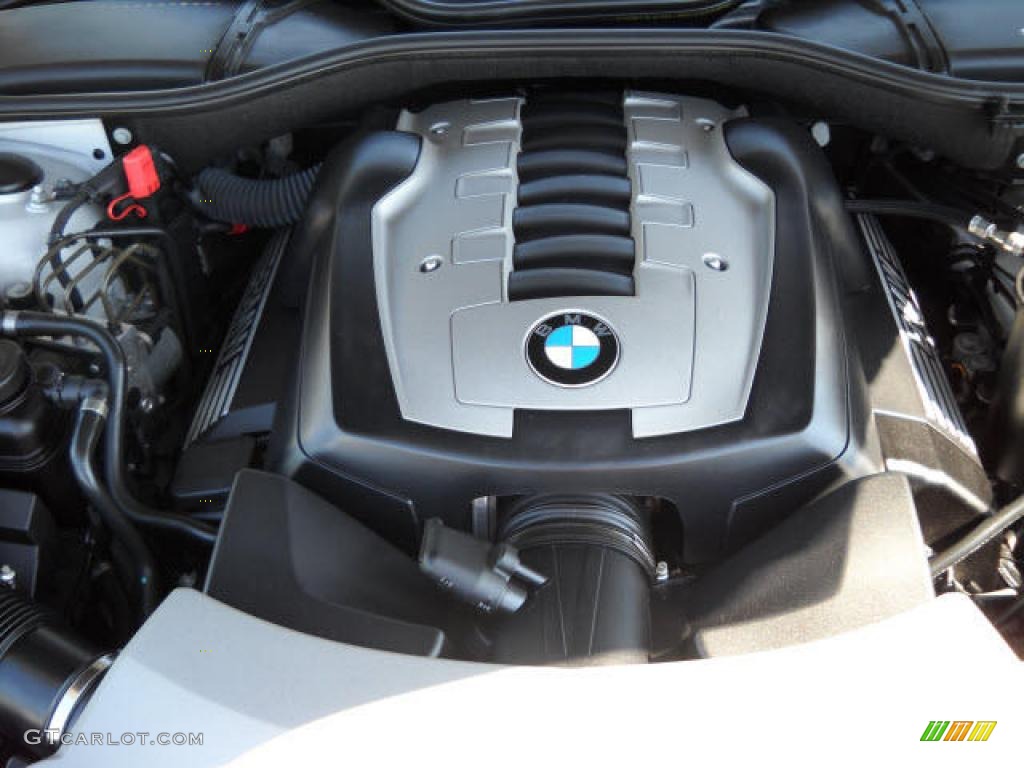 2006 7 Series 750Li Sedan - Titanium Silver Metallic / Black/Black photo #14