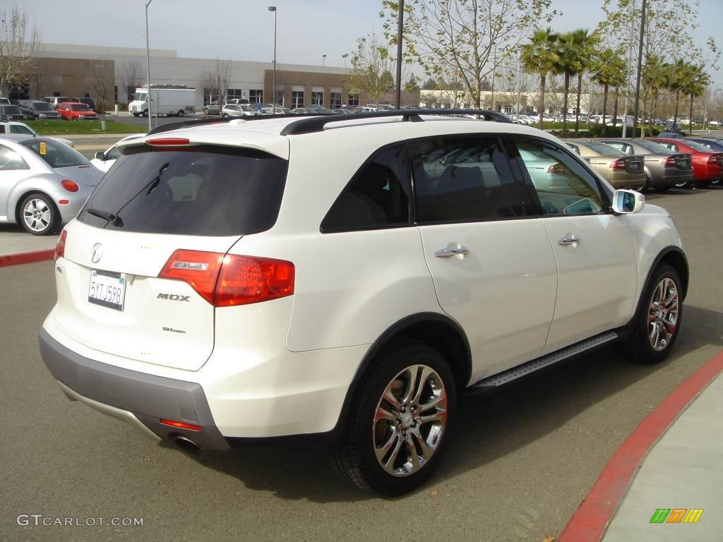 2007 MDX Technology - Aspen White Pearl / Parchment photo #4
