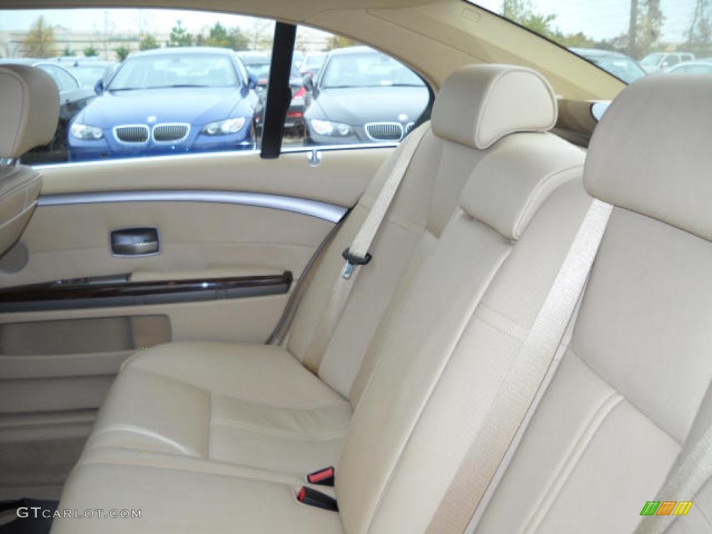 2006 7 Series 750Li Sedan - Jet Black / Dark Beige/Beige III photo #12