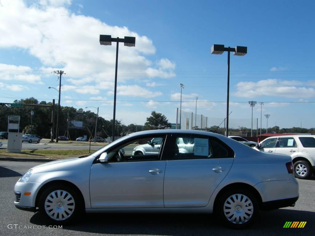 2008 Jetta S Sedan - Reflex Silver Metallic / Anthracite Black photo #2