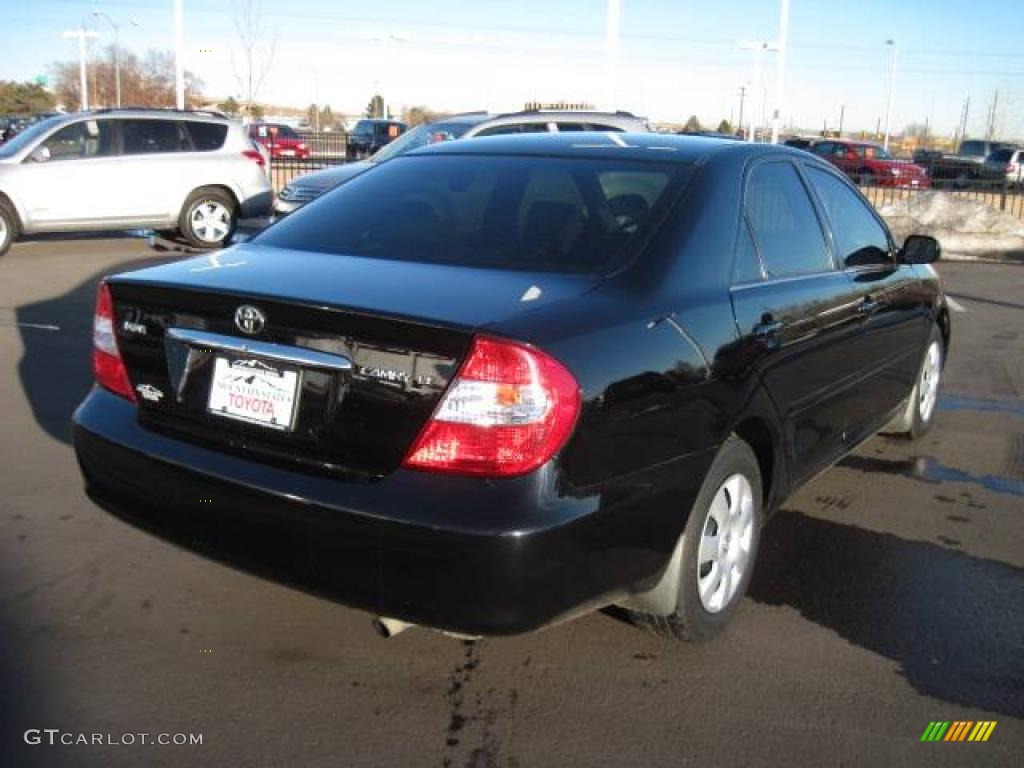 2004 Camry LE - Black / Taupe photo #2