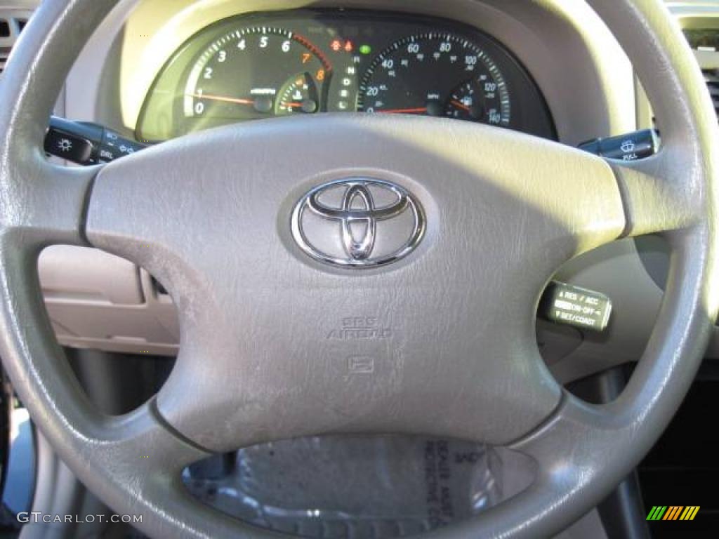 2004 Camry LE - Black / Taupe photo #16