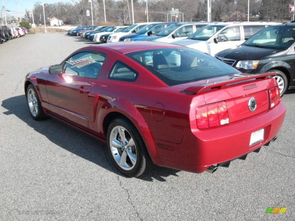 2009 Mustang GT/CS California Special Coupe - Dark Candy Apple Red / Black/Dove photo #2