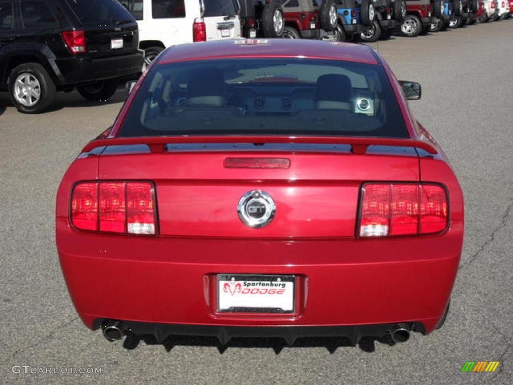 2009 Mustang GT/CS California Special Coupe - Dark Candy Apple Red / Black/Dove photo #3
