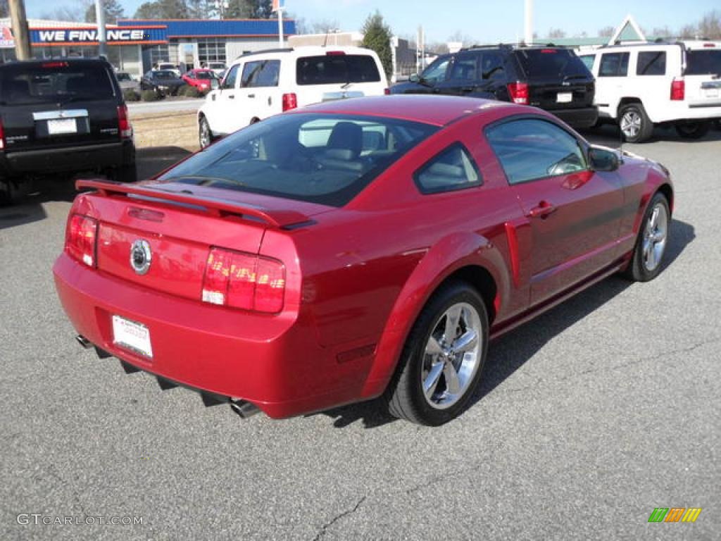 2009 Mustang GT/CS California Special Coupe - Dark Candy Apple Red / Black/Dove photo #4