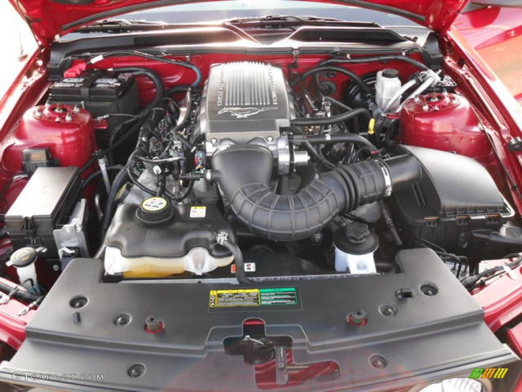 2009 Mustang GT/CS California Special Coupe - Dark Candy Apple Red / Black/Dove photo #19