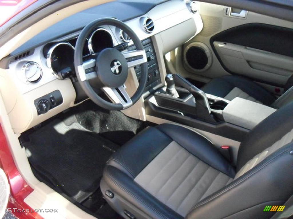 2009 Mustang GT/CS California Special Coupe - Dark Candy Apple Red / Black/Dove photo #25