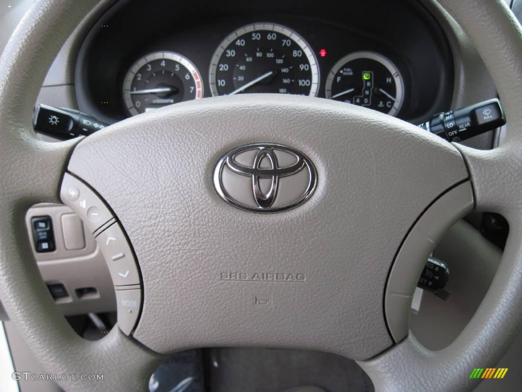 2005 Sienna LE AWD - Natural White / Taupe photo #16