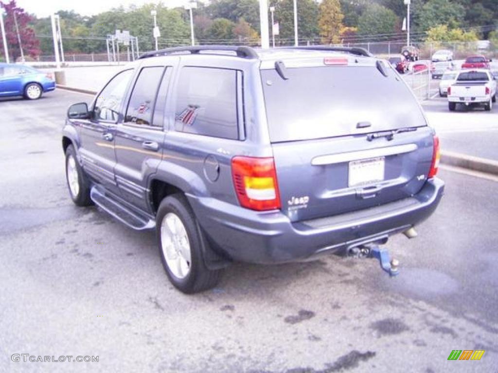 2001 Grand Cherokee Limited 4x4 - Steel Blue Pearl / Sandstone photo #2