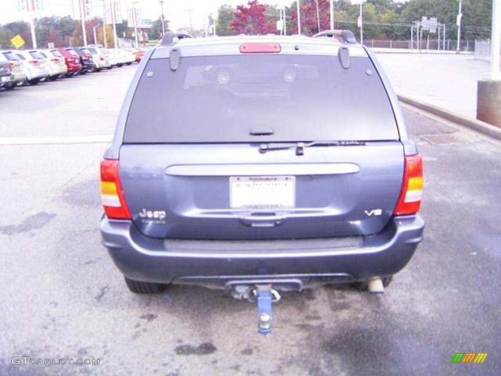 2001 Grand Cherokee Limited 4x4 - Steel Blue Pearl / Sandstone photo #3